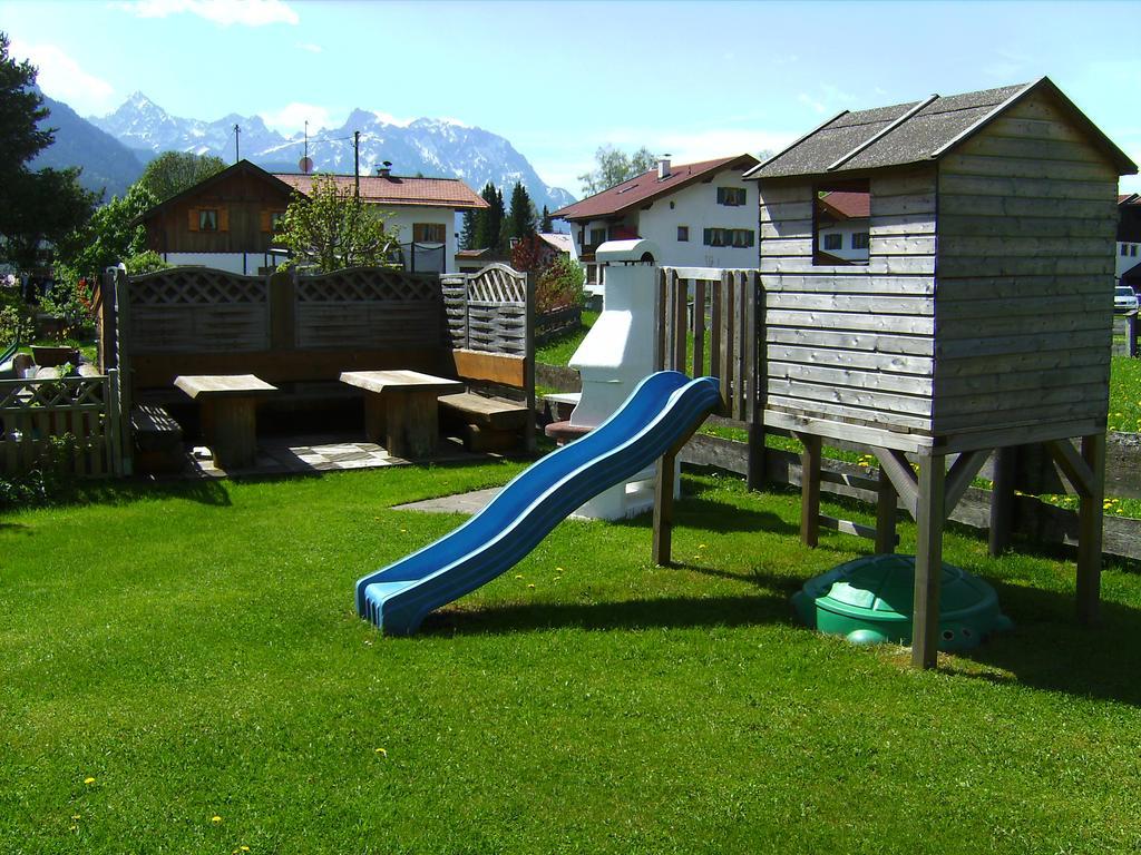 Appartementhaus Alpenrose Wallgau Ngoại thất bức ảnh
